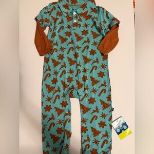 NWT kickee pants Christmas cookies size 12-18 months romper